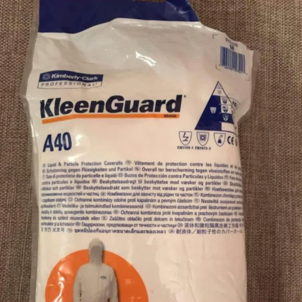Комбинезон Kleenguard A40 Reflex: прочный нетканый тип 5/6, 76 г/м², без ворса