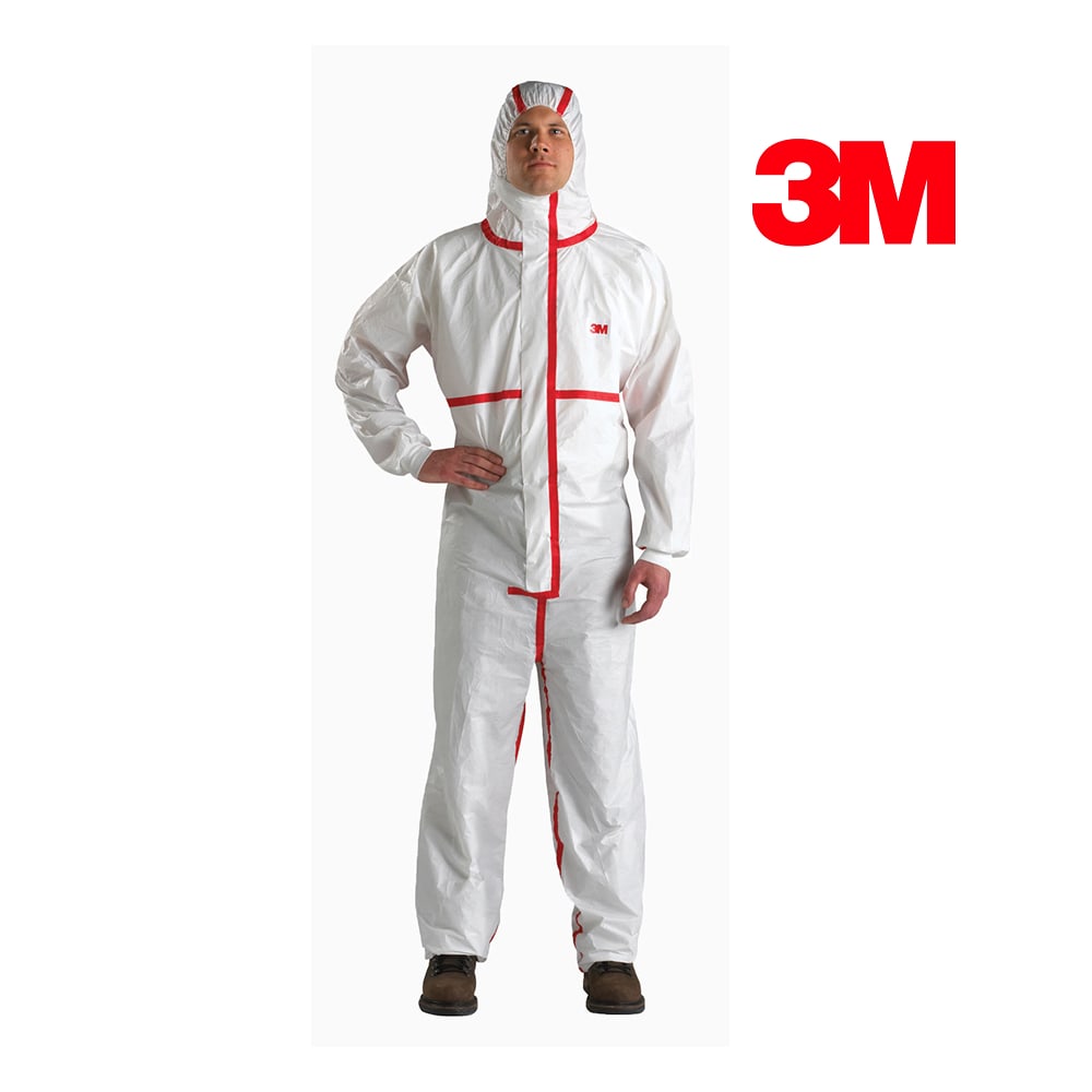 Комбинезон 3M 4565 тип 4/5/6 немикропористый EN 14126 для масок 3M, 60 г/м²