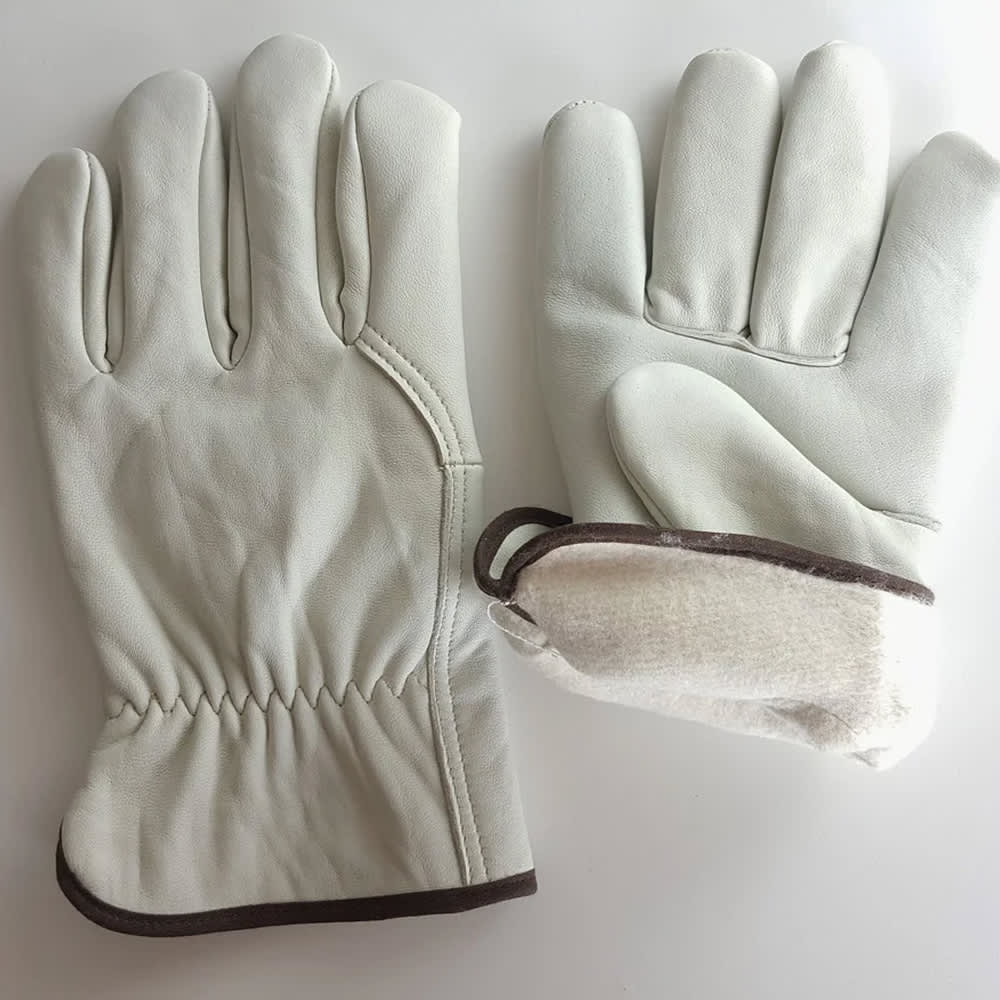 Перчатки кожаные рабочие TECRON Leather натуральная кожа — оптом 120 пар