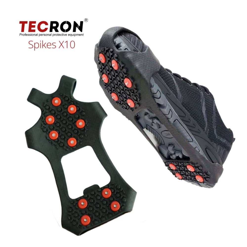 Ледоступы TECRON Spikes X10 — 10 шипов, максимальное сцепление на льду