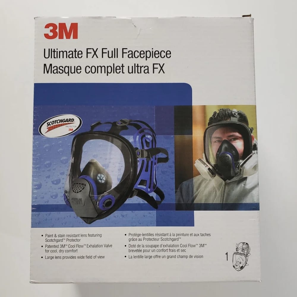 Изолирующая полнолицевая маска 3M FF-402 с линзой Scotchgard™ от химии