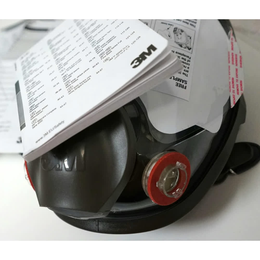 3M 6800 Panoramic Full Face Respirator Mask against chemicals and vapors up to 200 PEL