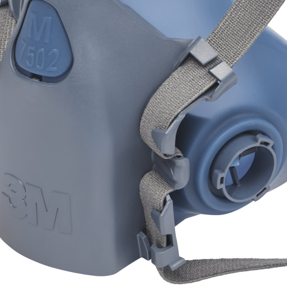 Профессиональная силиконовая полумаска 3M 7502 (M) FFP3 для сварщиков и химии
