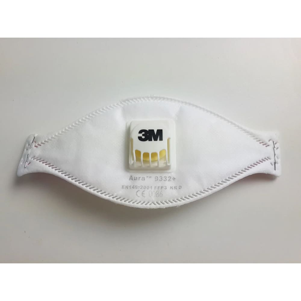 Anti-aerosol molded respirator 3M 9332 FFP3 with valve, 50 PEL