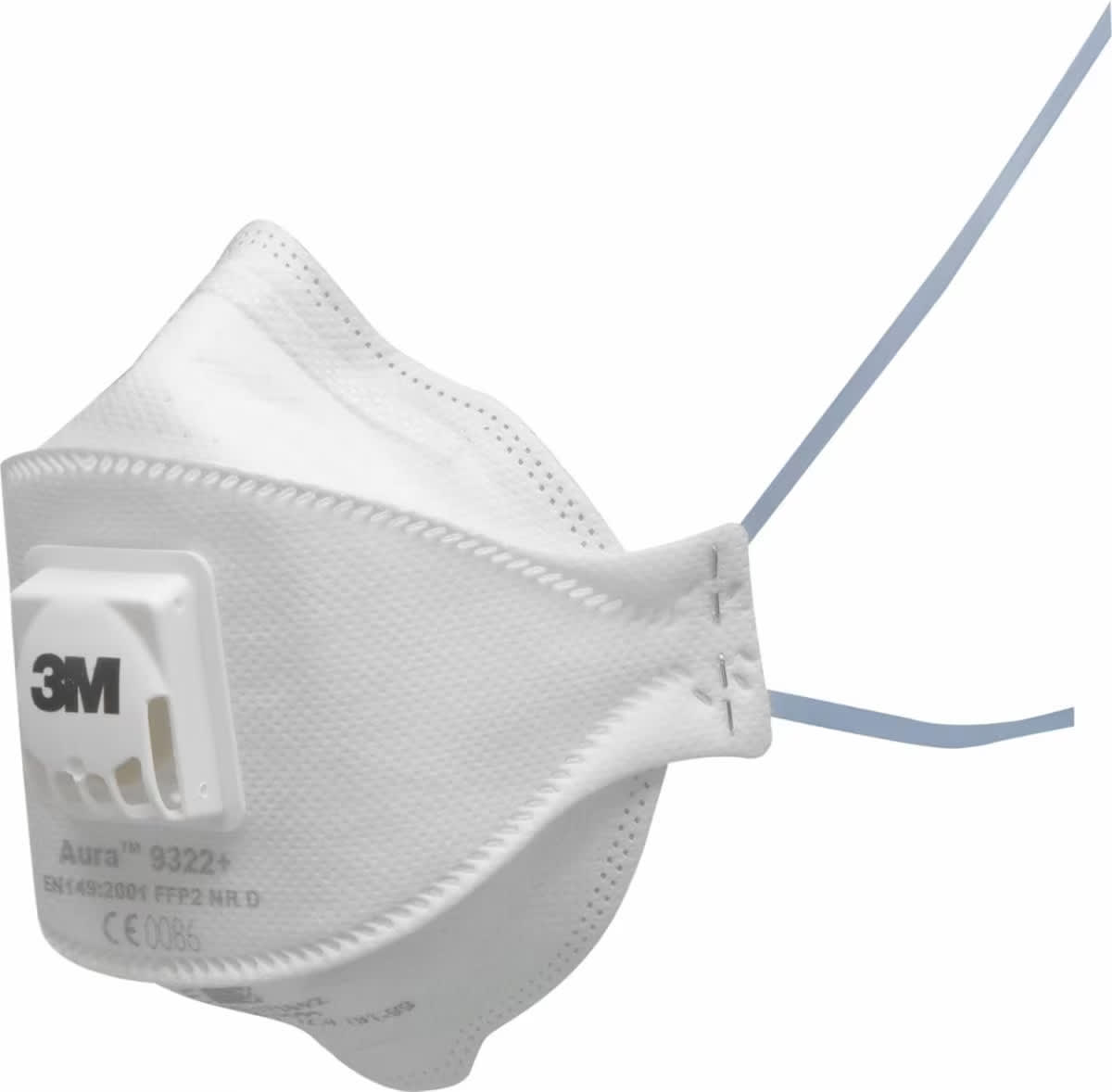 3M Aura 9322+ FFP2 Valved Three-Panel Particulate Respirator