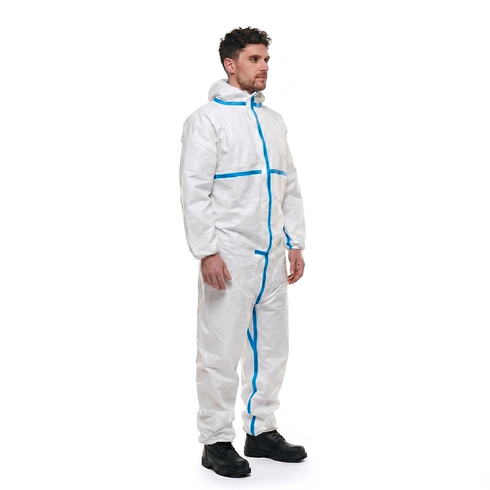 Комбинезон защитный Spectra Clean тип 4B-6B: EN 14126, антистатик, К30/Щ30, 65 г/м²
