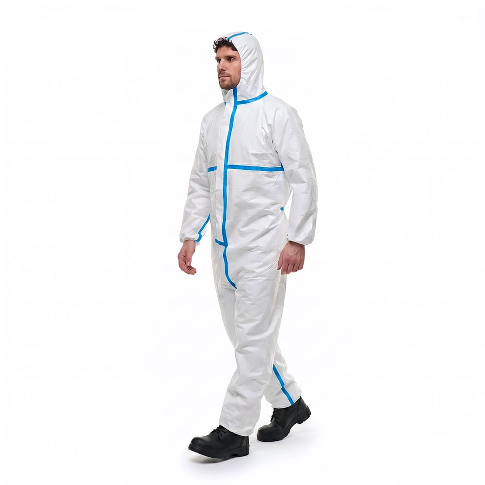 Комбинезон защитный Spectra Clean тип 4B-6B: EN 14126, антистатик, К30/Щ30, 65 г/м²