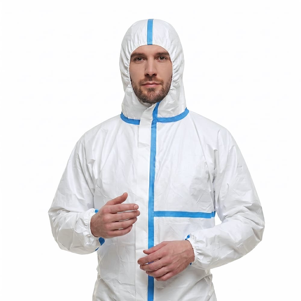 Комбинезон защитный Spectra Clean тип 4B-6B: EN 14126, антистатик, К30/Щ30, 65 г/м²
