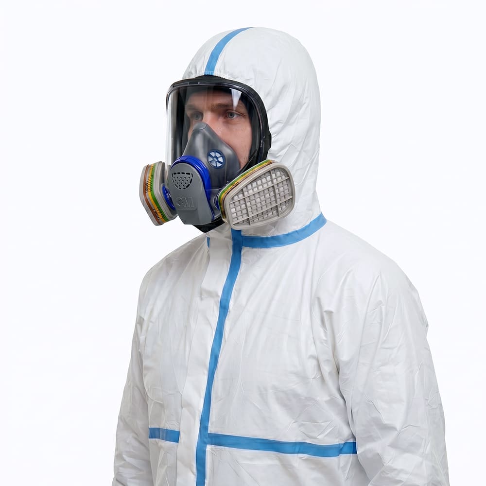 Комбинезон защитный Spectra Clean тип 4B-6B: EN 14126, антистатик, К30/Щ30, 65 г/м²