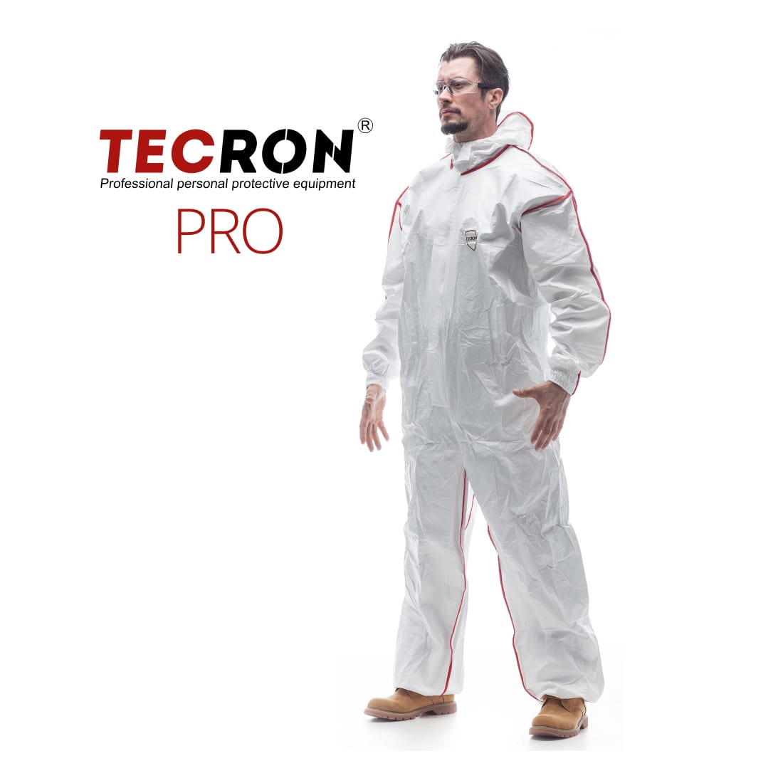Защитный комбинезон TECRON PRO тип 5B-6B: ПВХ-швы, EN 14126, нефть, 65 г/м²