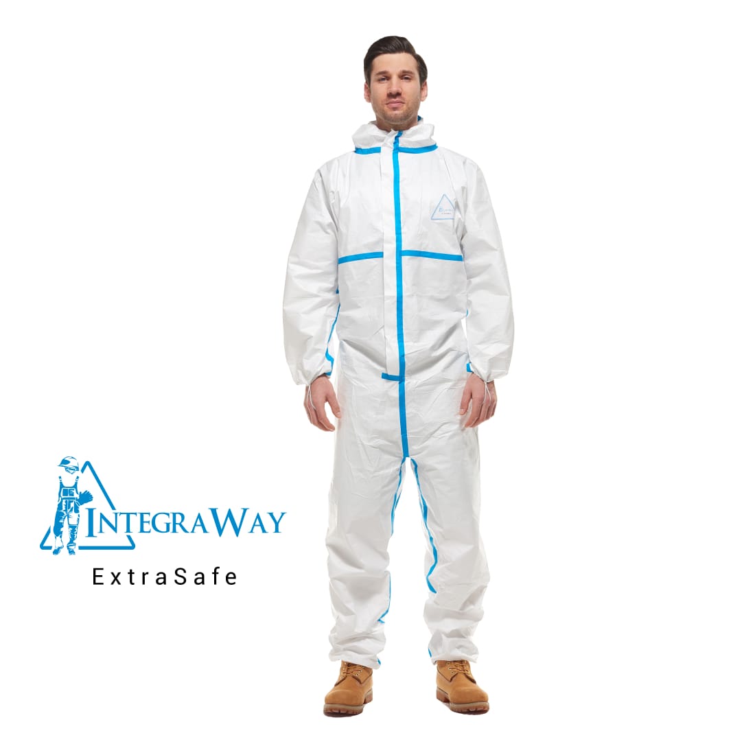 Комбинезон IntegraWay ExtraSafe тип 4-6: проклеенные швы, нефтехимия, 65 г/м²