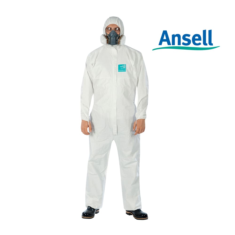 Комбинезон Ansell AlphaTec 2000 Standard тип 5/6: EN 14126, пестициды, 63 г/м²