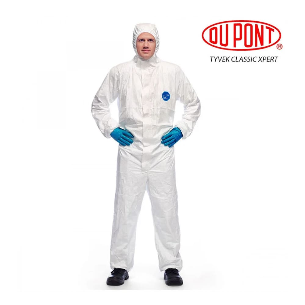 Комбинезон DUPONT Tyvek 500 Xpert тип 5B-6B антистатик, нулевой ворс, 42 г/м²