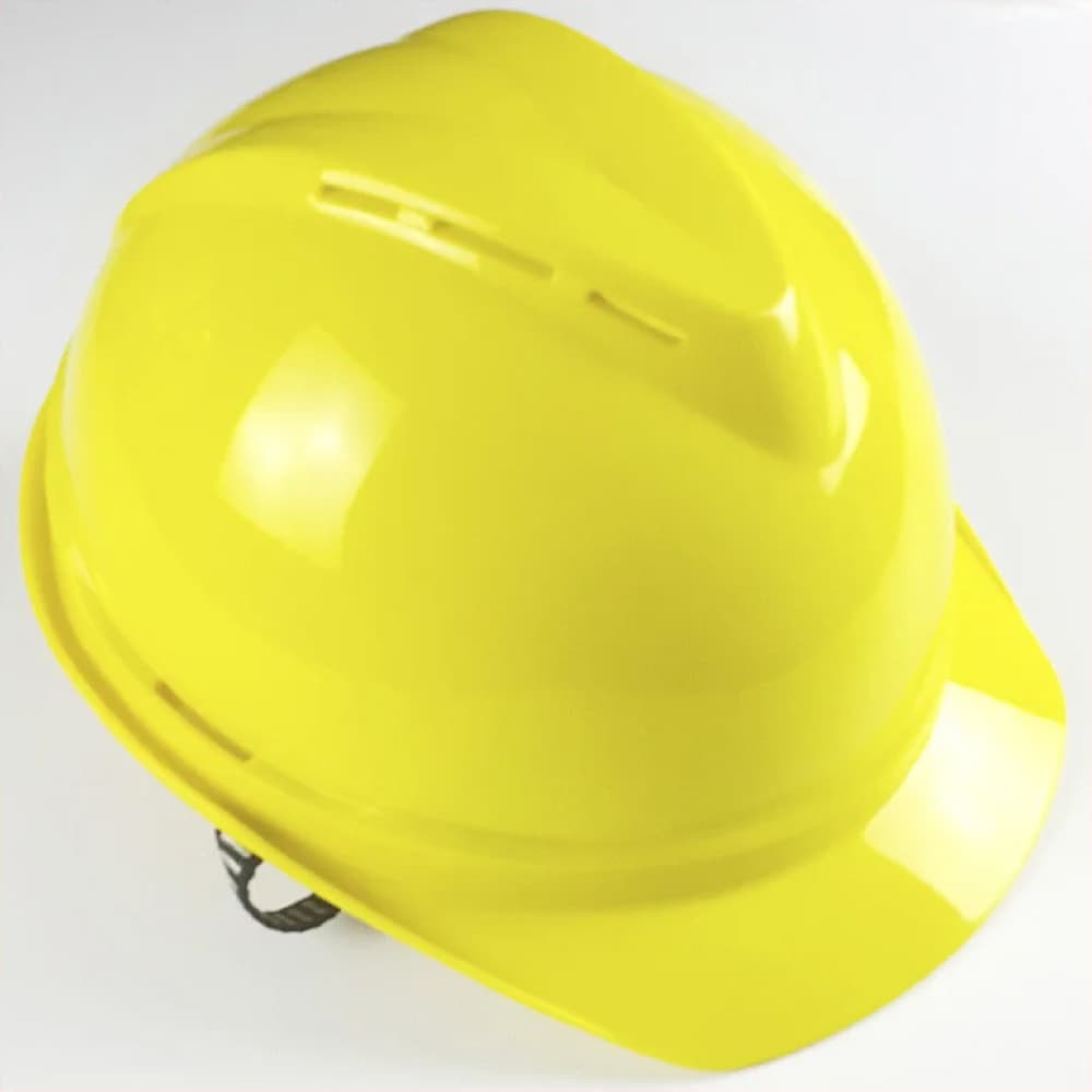 TECRON Comfort PRO Yellow Safety Helmet for Height Work β ABS, Ventilation, EN 397