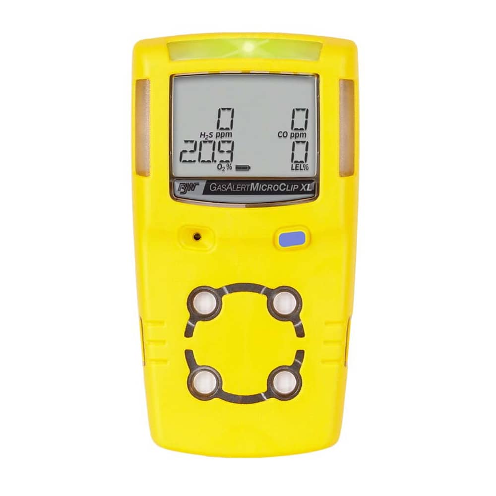 Четырёхканальный газоанализатор Honeywell BW MicroClip XL, IP68, до 18 ч